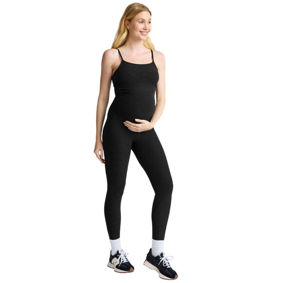 Beyond Yoga Spacedye Uplevel Maternity Jumpsuit XL black active The Bump legging - Picture 1 of 6